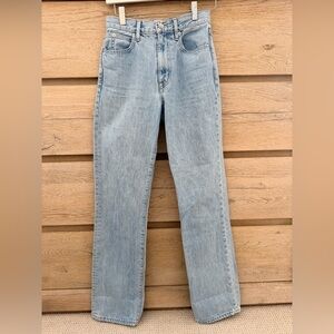 SLVRLAKE Women's London Denim in Light Blue jeans in Clear Skies 24